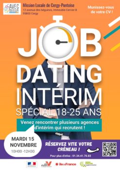 Image Affiche Job Dating Intérim